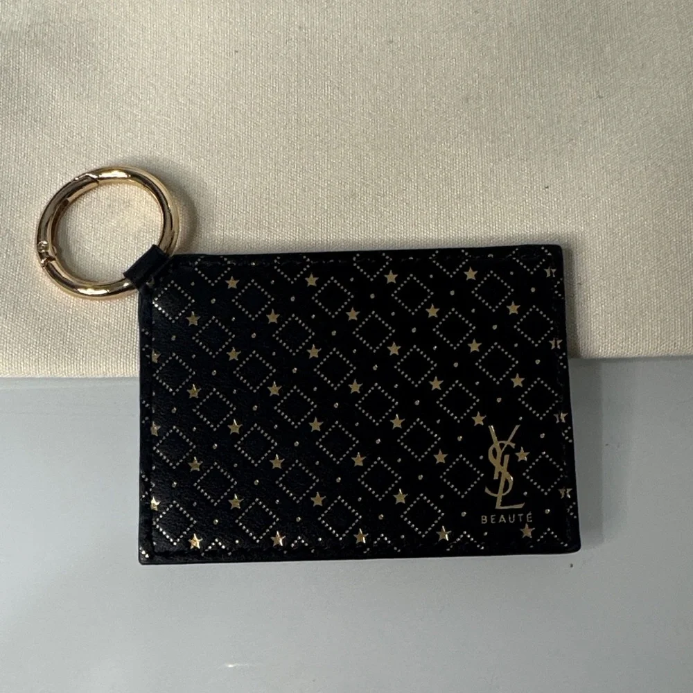 YSL Beauté Cream and Black Pouch with mirror